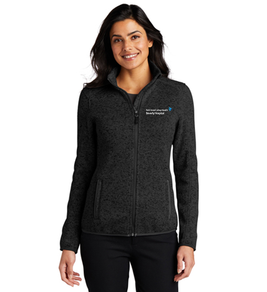Port Authority® Ladies Sweater Fleece Jacket - BILH Store
