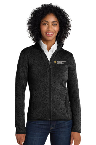 Port Authority® Women's Sweater Fleece Jacket
