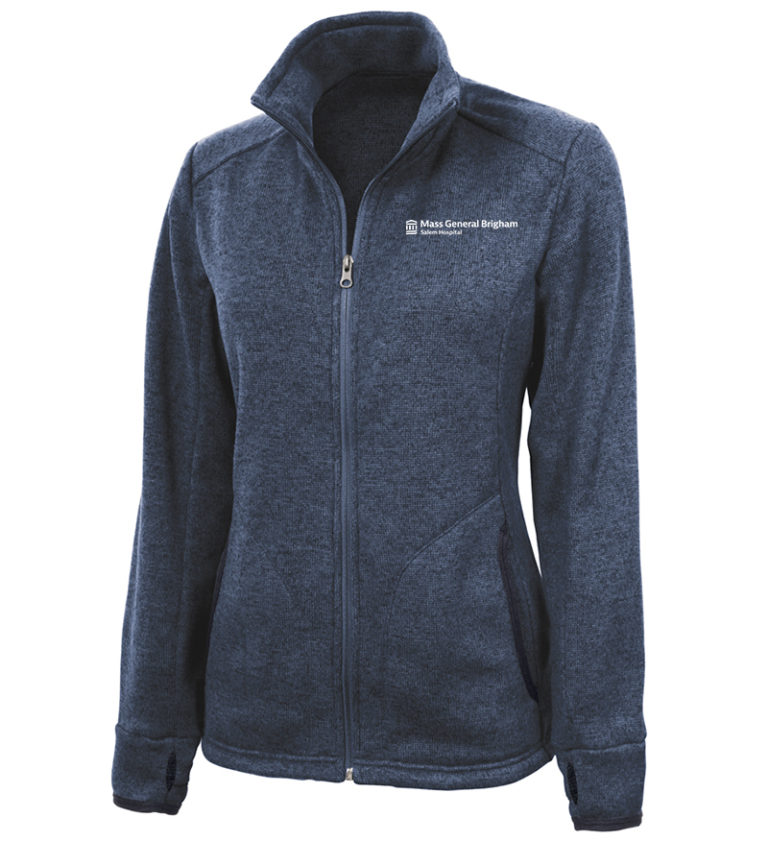 Women’s Heathered Fleece Jacket – North Shore Medical Center Store