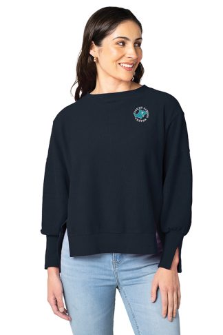 Camden Spliced Crew Neck Sweatshirt